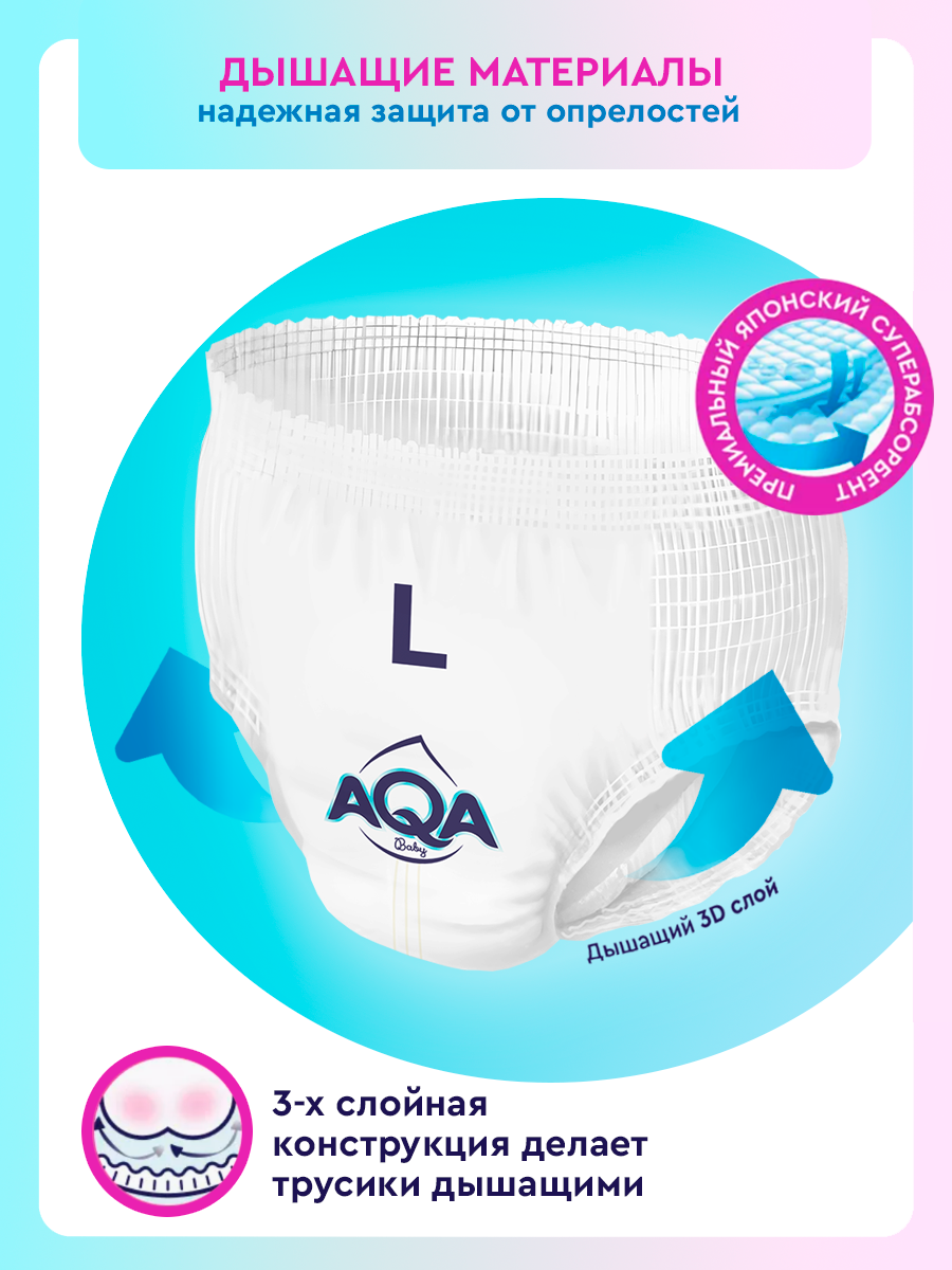 Трусики Ultra Comfort L AQA baby 42 шт - фото 2