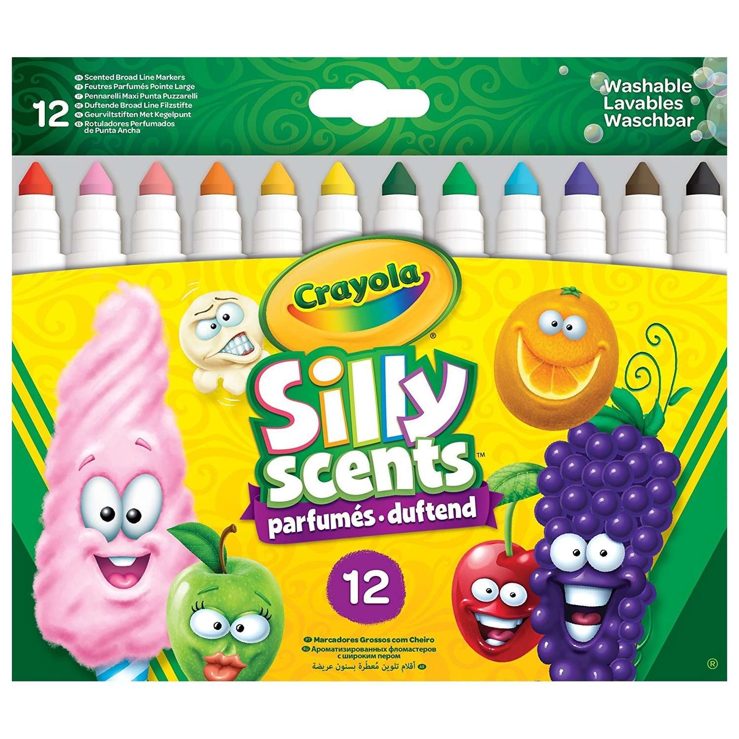 Фломастеры Crayola ароматизированные 12цветов 58-8337 - фото 1