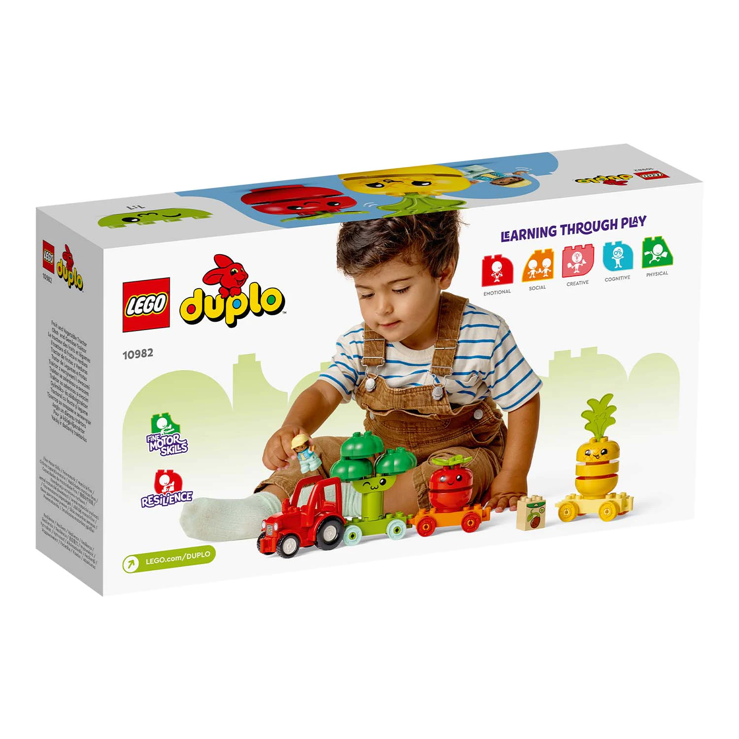 Конструктор детский Lego DUPLO LEGO Фруктово-овощной трактор 10982 - фото 14