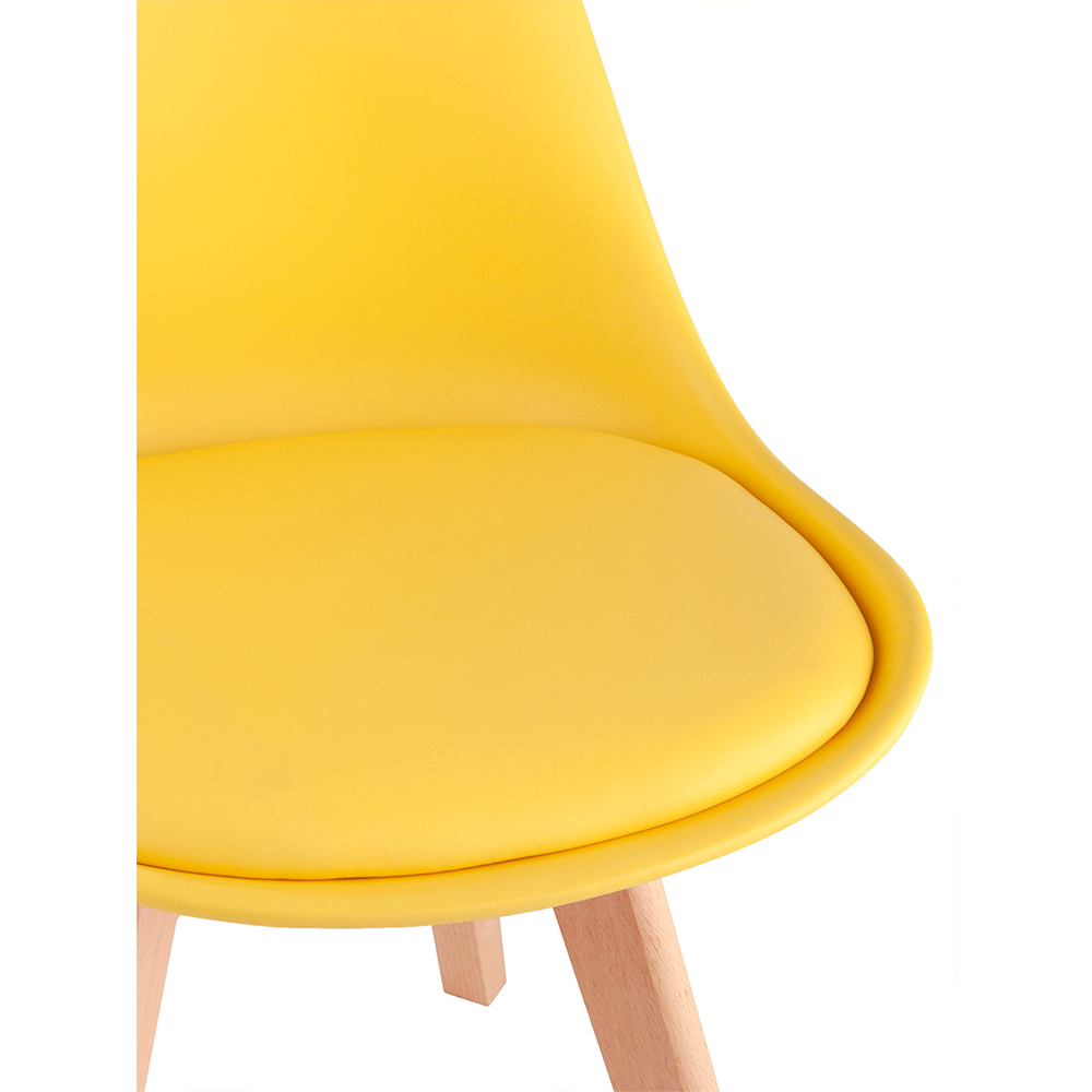 Стул Stool Group Стул FRANKFURT желтый деревянные ножки - фото 8