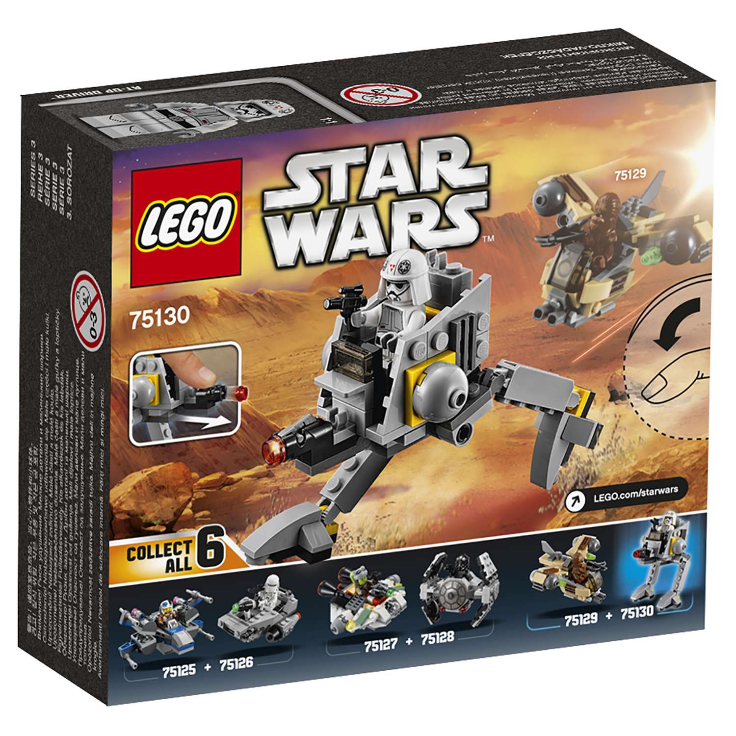 Конструктор LEGO Star Wars TM AT-DP™ (75130) - фото 3