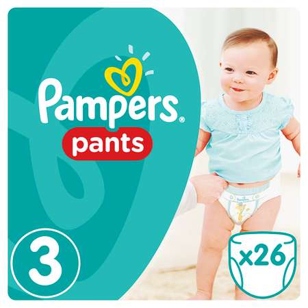 Трусики Pampers Pants 26 шт. 3 6-11 кг