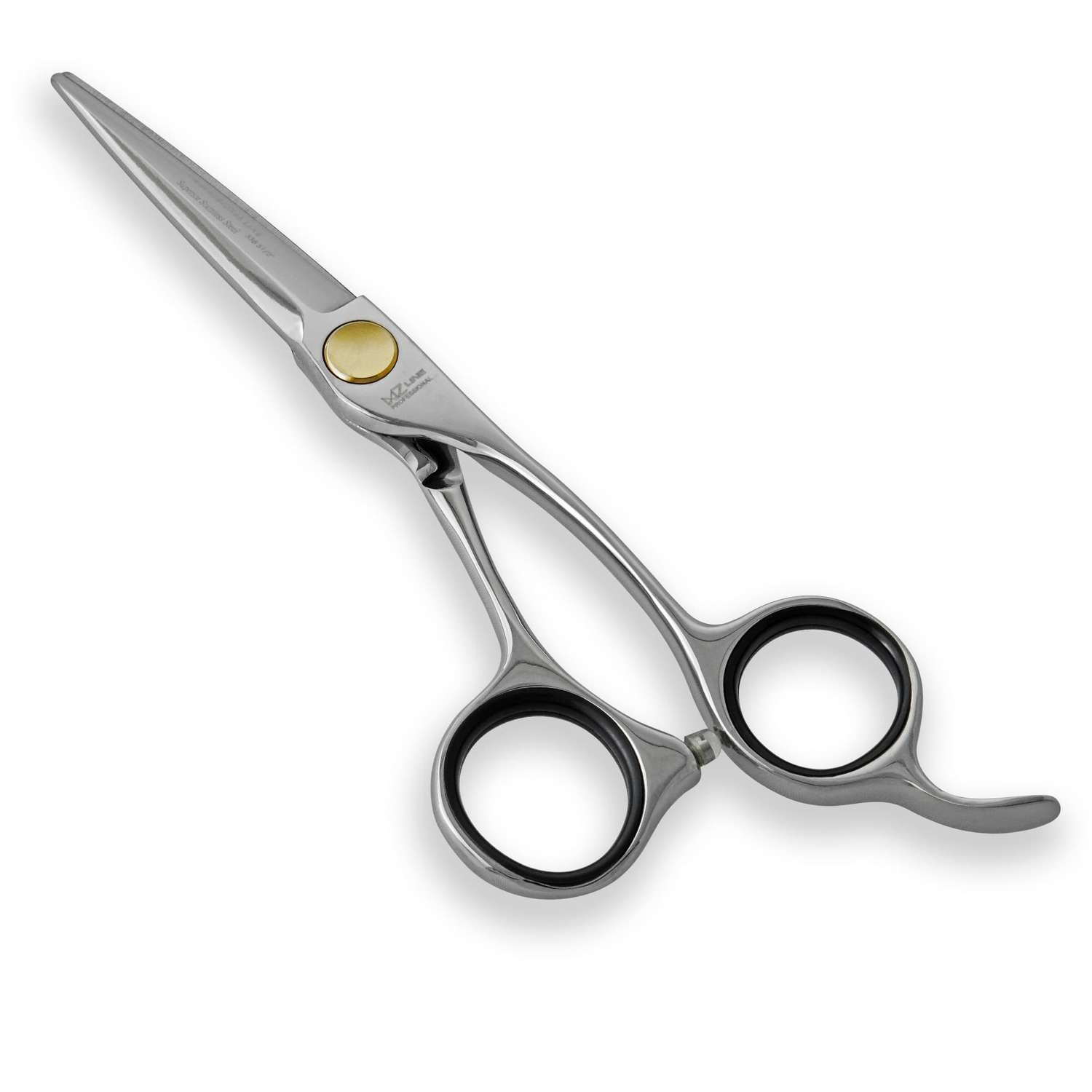 Ножницы Mertz парикмахерские изогнутые Professional line Ручная сборка - фото 2