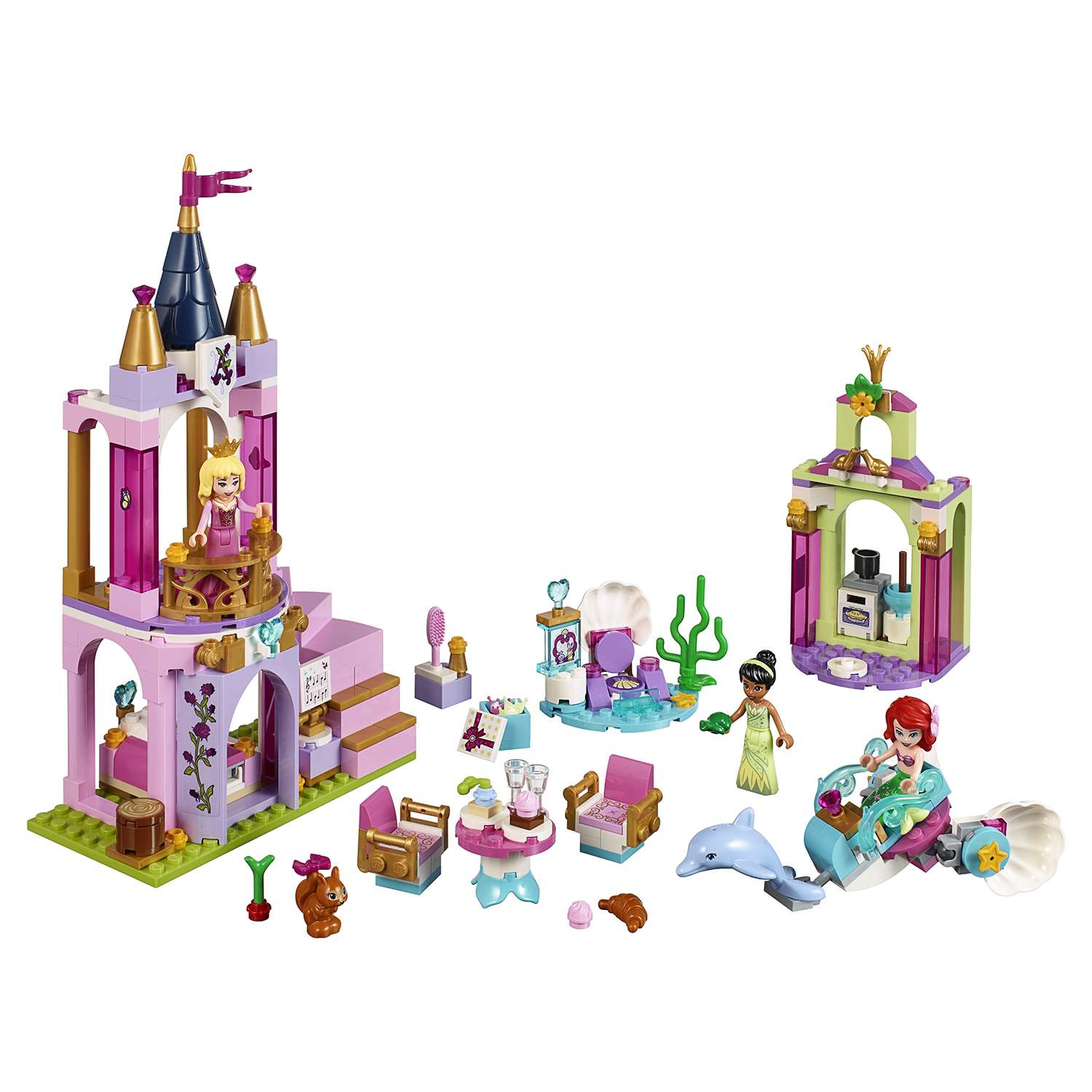 Конструктор LEGO Disney Princess Королевский праздник Ариэль Авроры и Тианы 41162 - фото 1