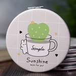 Зеркало карманное iLikeGift Сactus bunny sunshine с увеличением