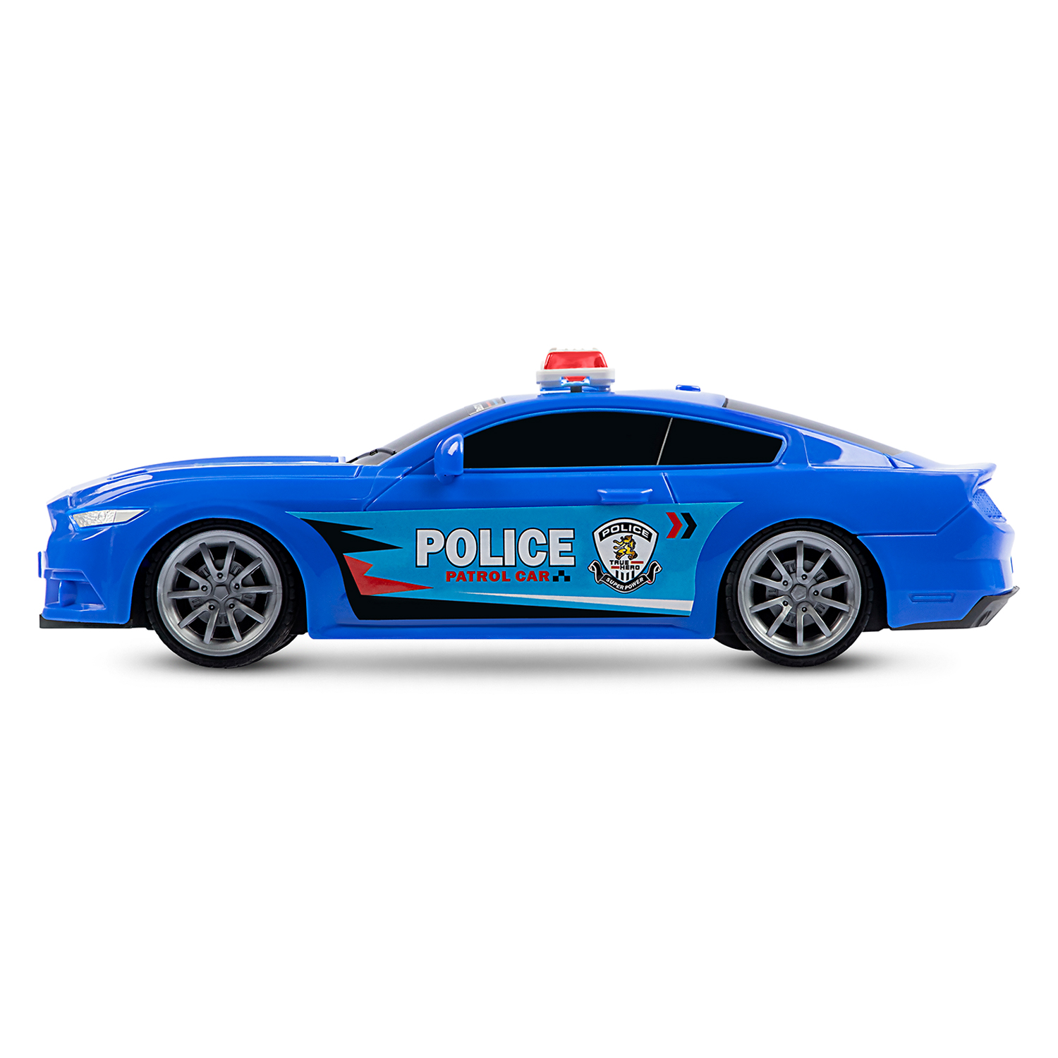 Игрушка на радиоуправлении AUTODRIVE полицейская гоночная с пультом 4 канала JB0404673 - фото 6