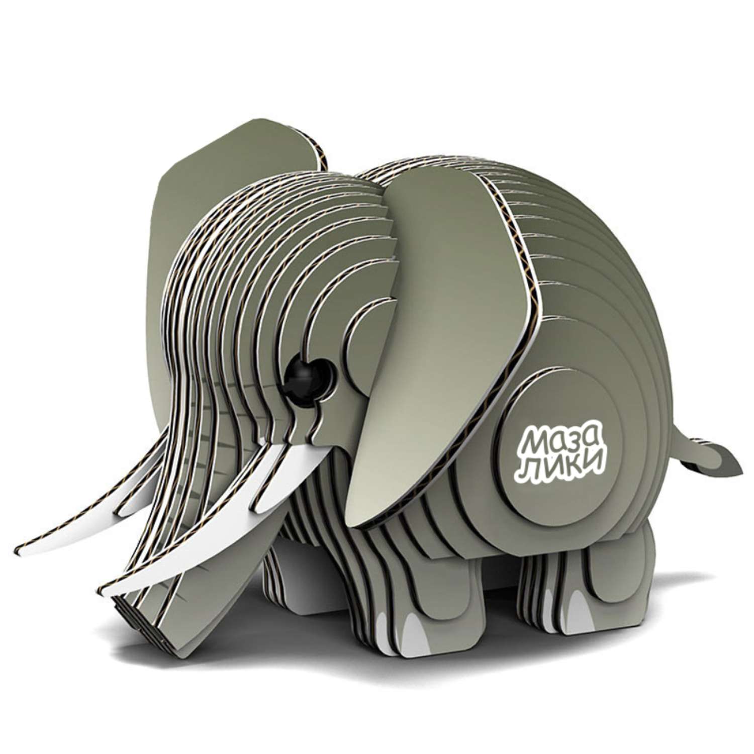 Сборная 3D игрушка-пазл Мазалики Слон - фото 2