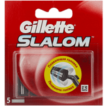 Сменные кассеты GILLETTE Slalom-5
