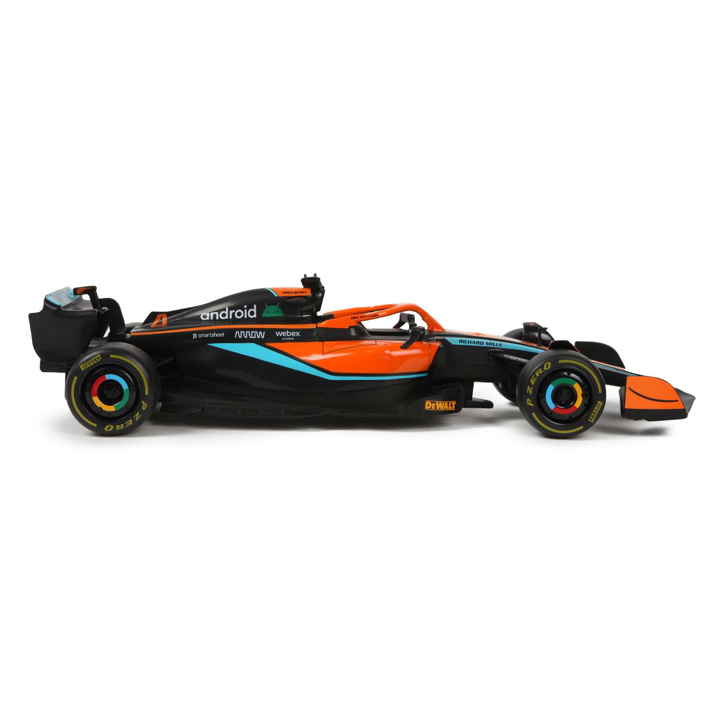 Машина Rastar РУ 1:18 McLaren F1 MCL36 Оранжевая 93300 - фото 5