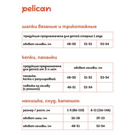 Бейсболка PELICAN