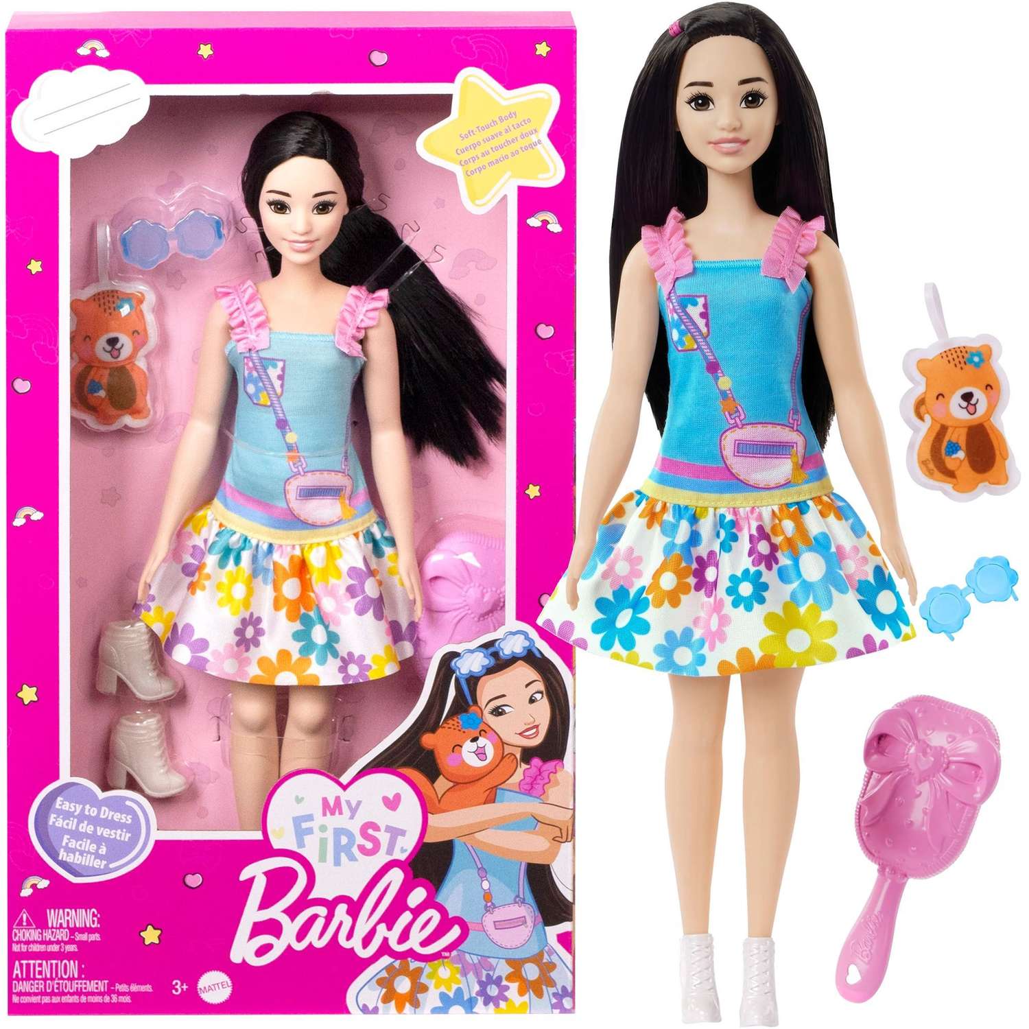 Кукла Barbie Рене с черными волосами и белкой HLL22 HLL22 - фото 7
