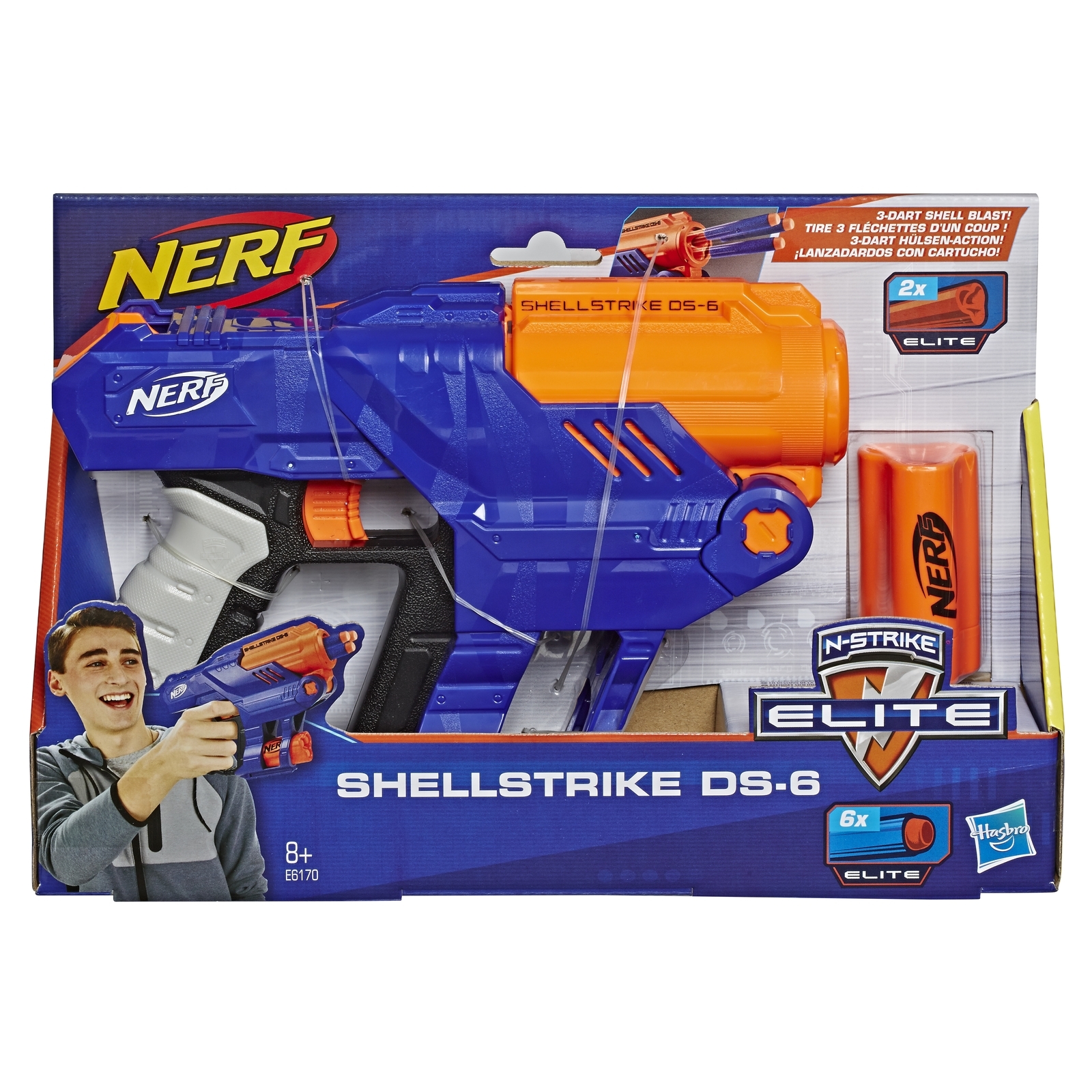 Набор игровой Nerf Элит Шеллстрайк DS6 E6170EU4 - фото 2