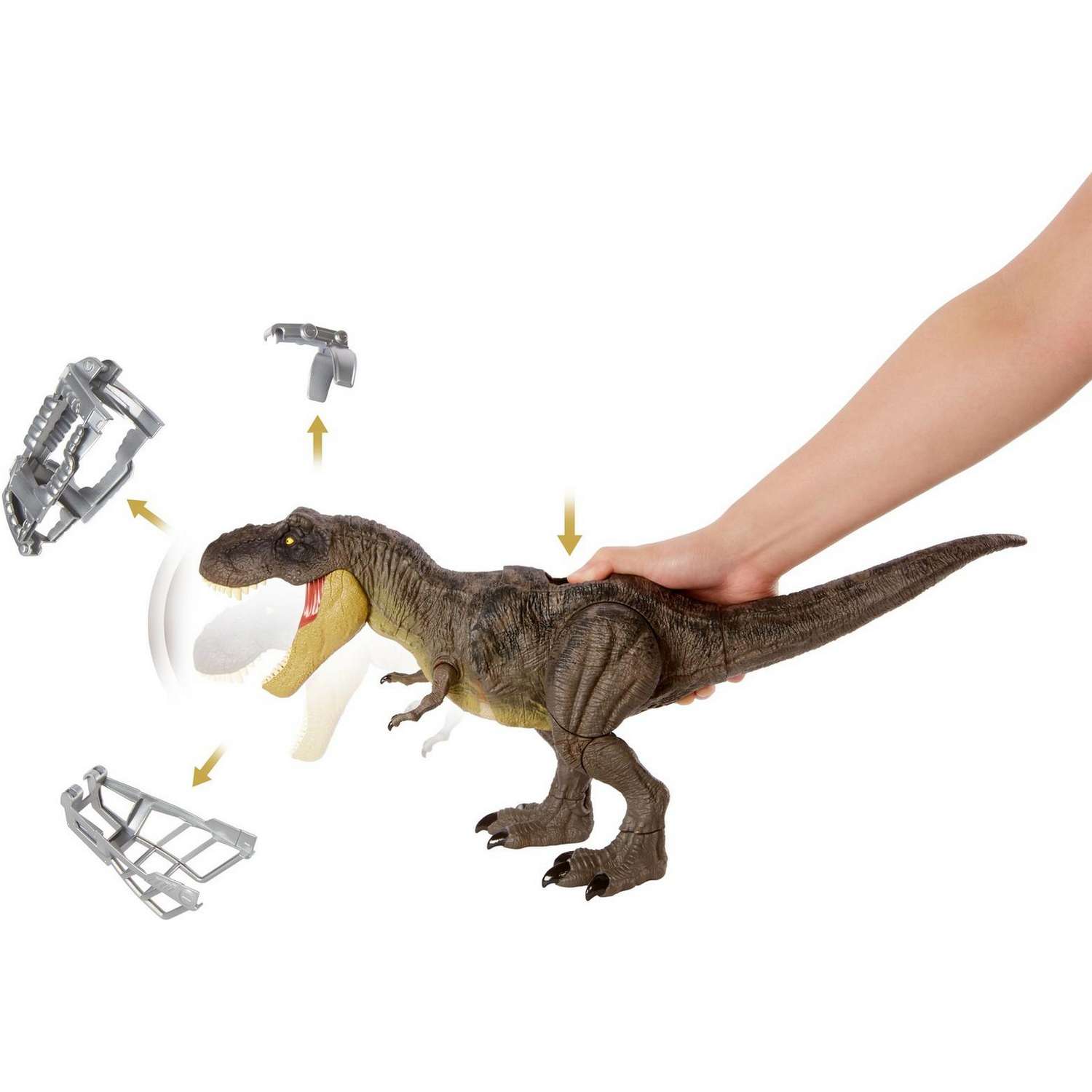 Фигурка Jurassic World Атакующий Тирекс GWD67 - фото 7