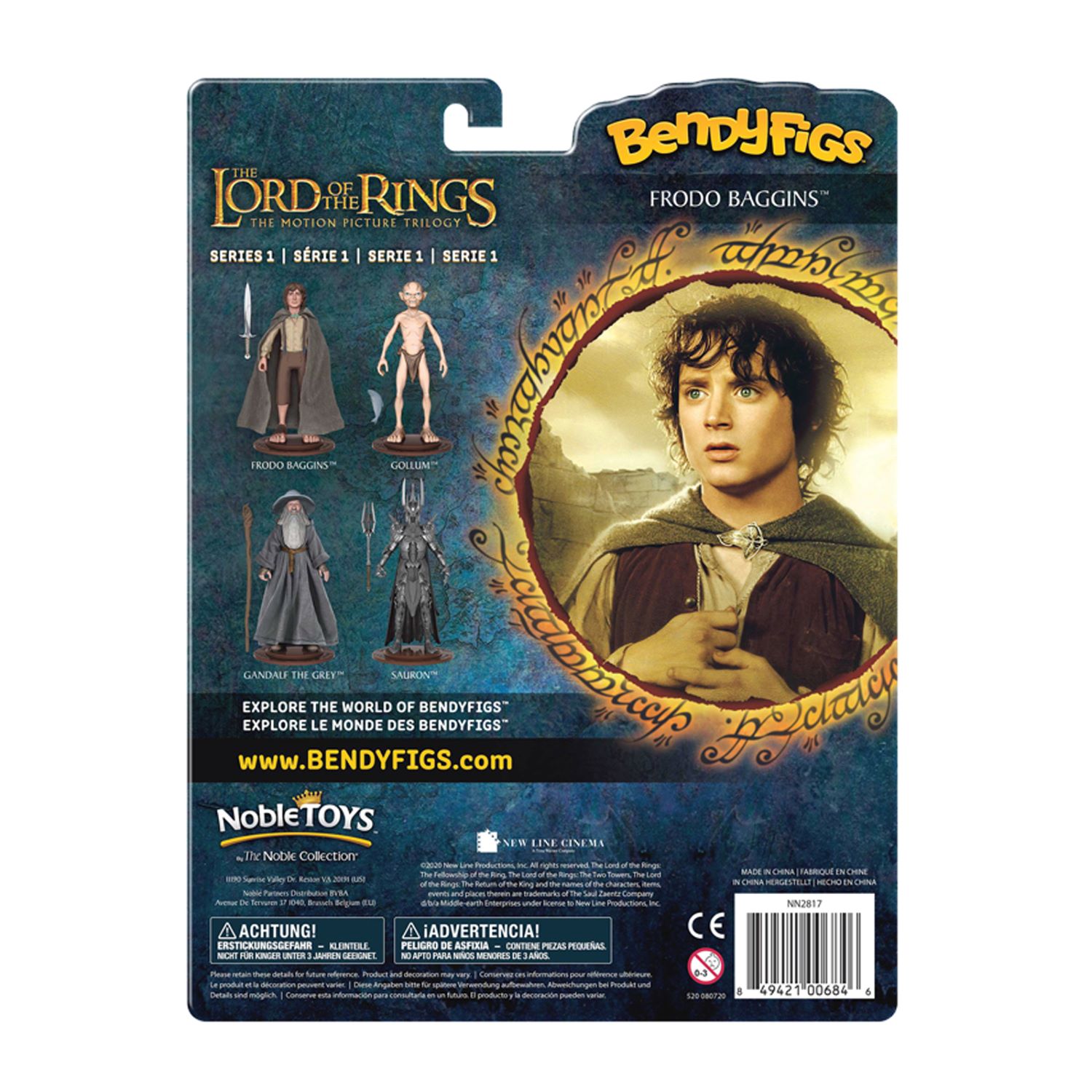 Фигурка The Lord of the Rings Фродо - гибкая купить по цене 2499 ₽ в  интернет-магазине Детский мир