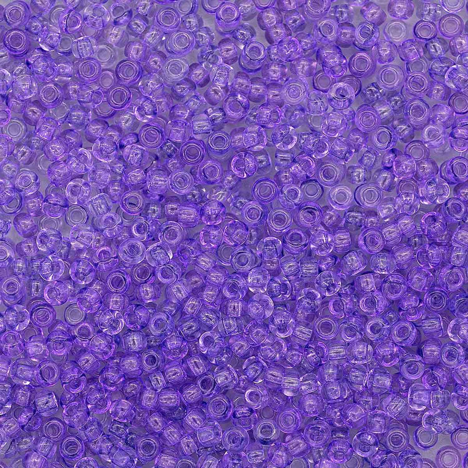 Бисер Preciosa чешский прозрачный solgel 10/0 20 гр Прециоза 01123 фиолетовый - фото 2