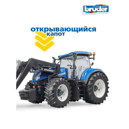 Игрушка BRUDER Трактор New Holland T7.315 с погрузчиком