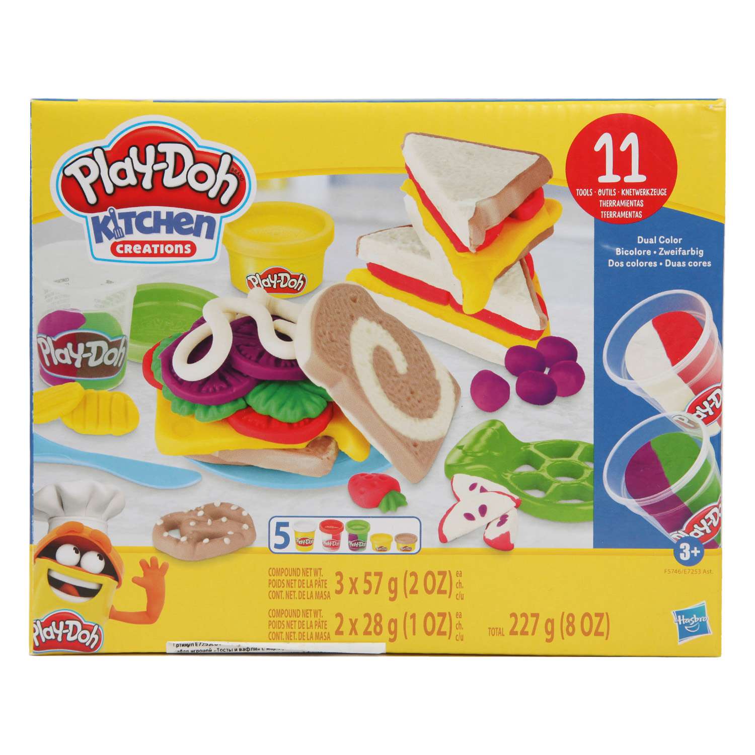 Набор игровой Play-Doh Cнеки и сендвичи F5746 - фото 1