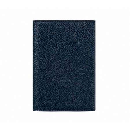 Обложка для паспорта Attache натуральная кожа синий О1ВК