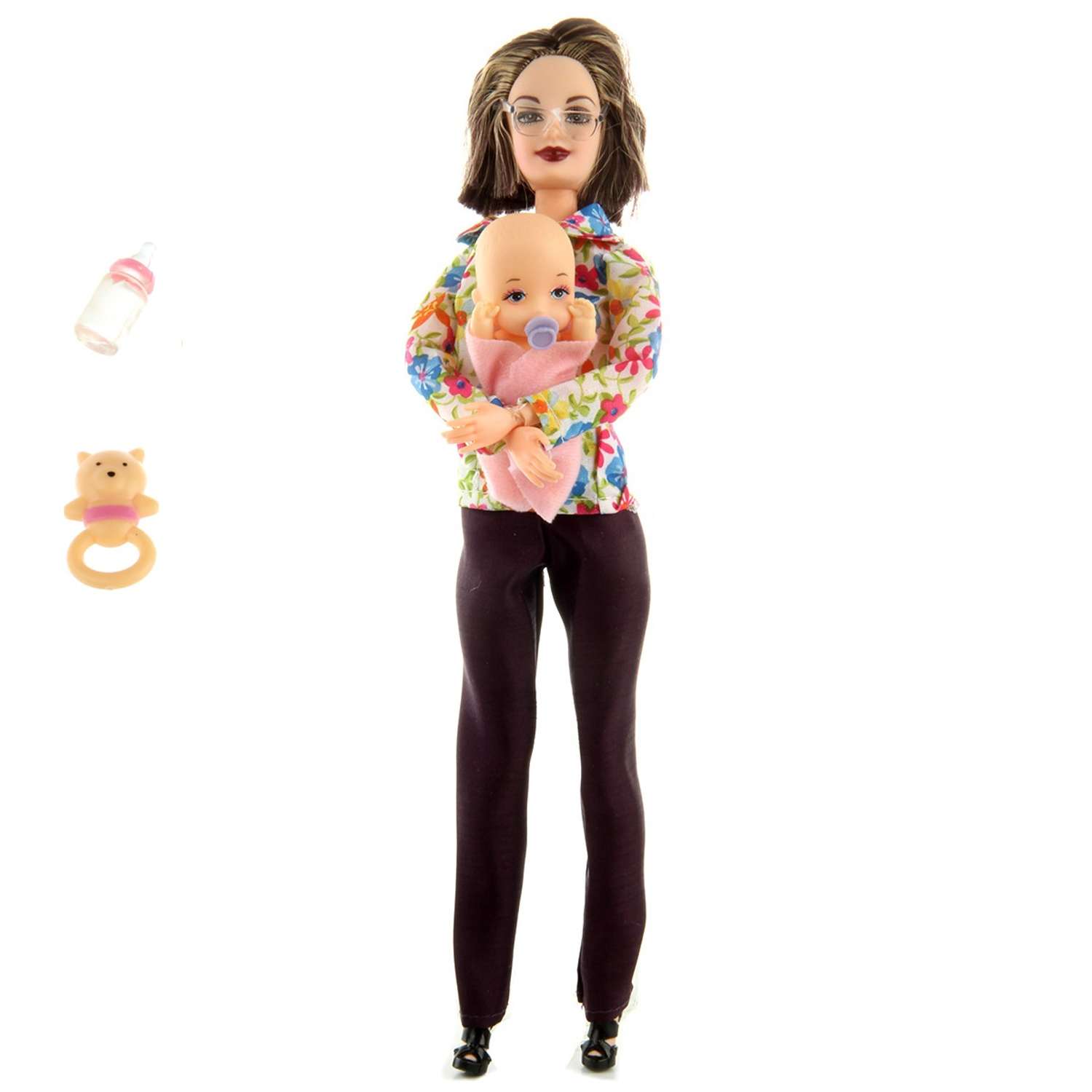Кукла модель Барби Veld Co с ребенком 126777 - фото 1
