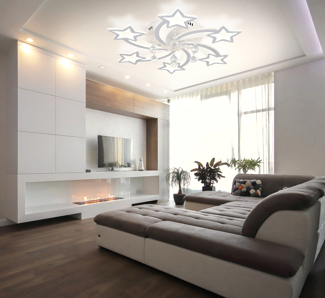 Светодиодный светильник NATALI KOVALTSEVA люстра 160W белый LED - фото 4