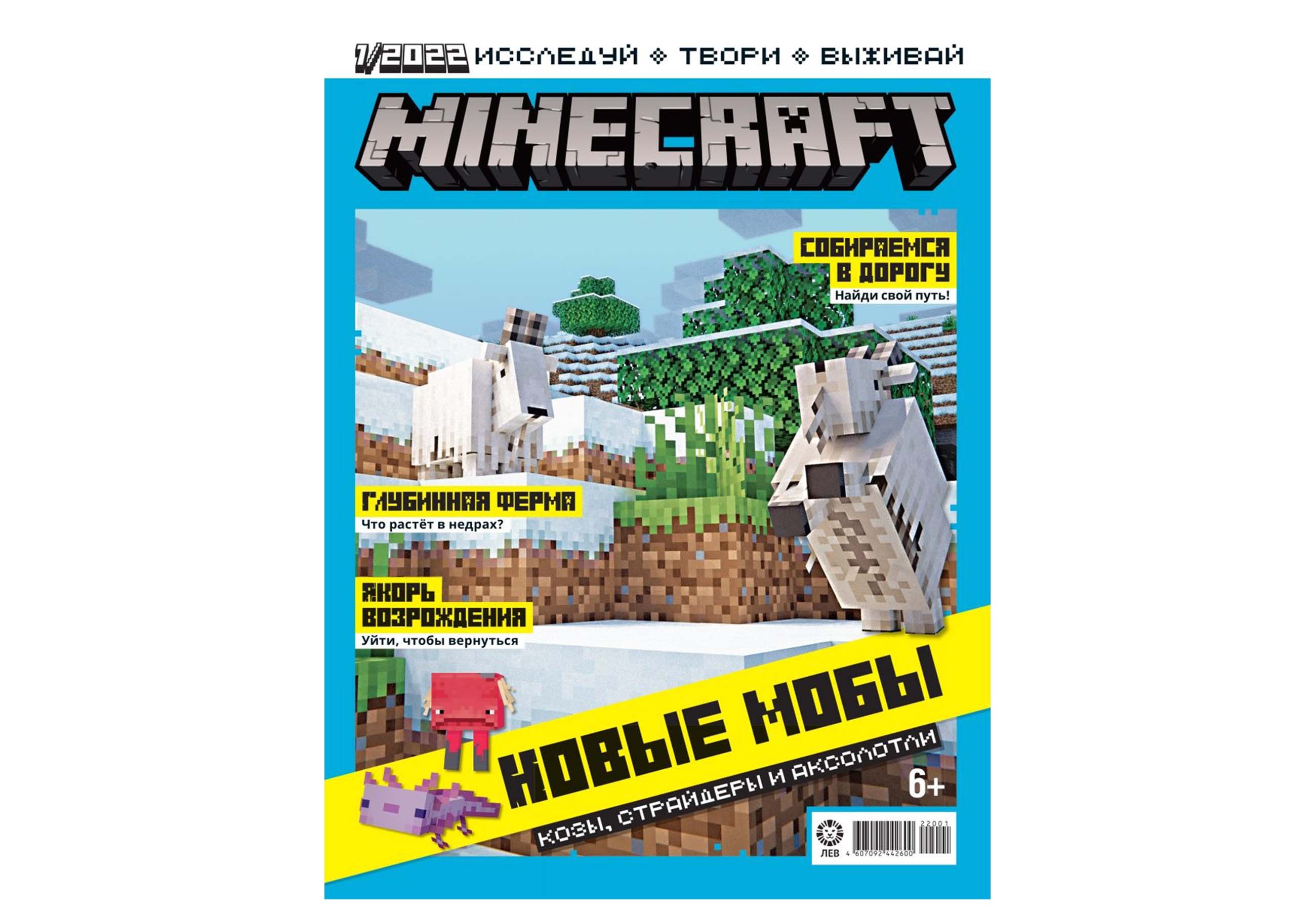 Журналы Minecraft 2 шт с вложениями наклейки (1/22+2/22) Майнкрафт