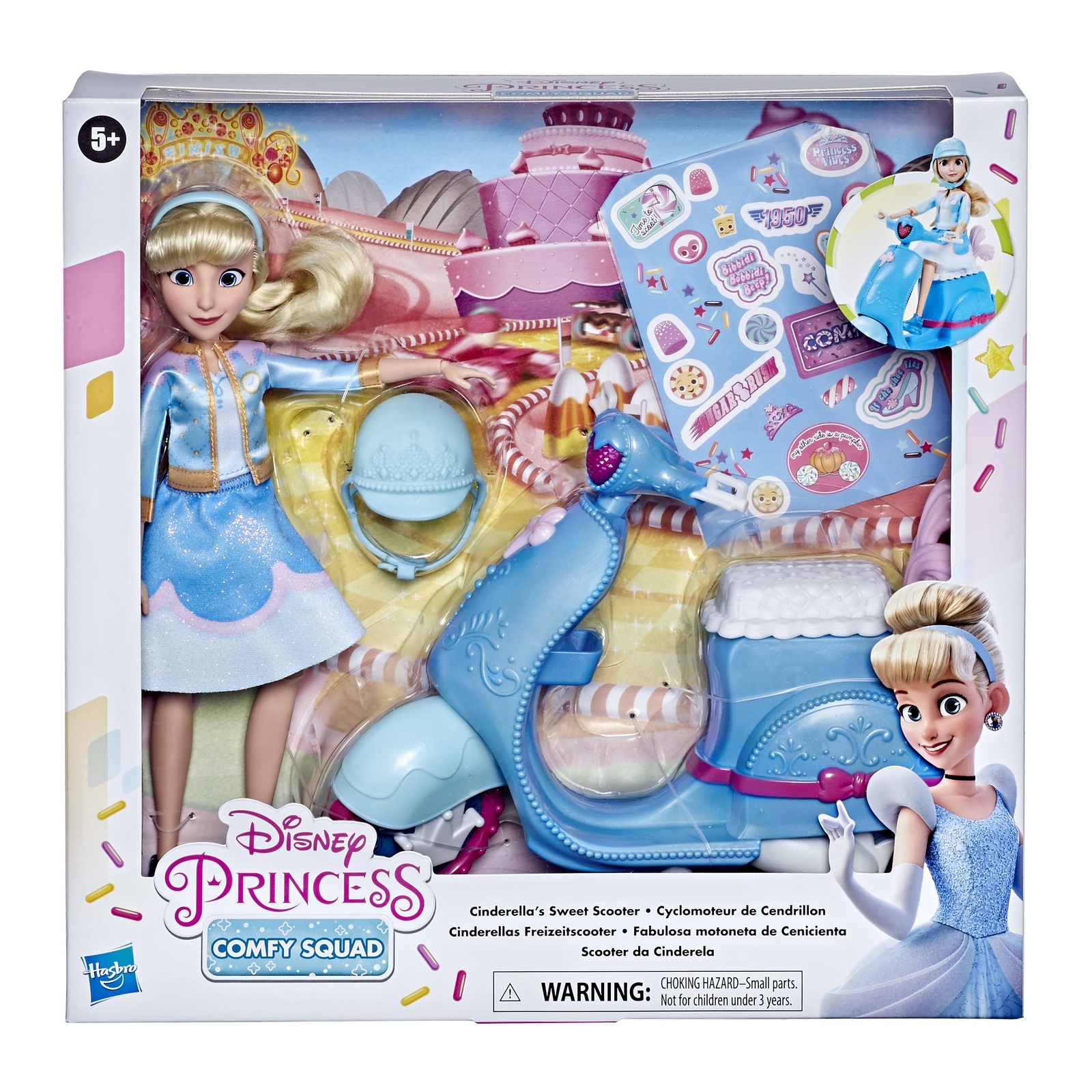 Набор игровой Disney Princess Hasbro Комфи Скутер E89375L0 купить по цене  999 ₽ в интернет-магазине Детский мир