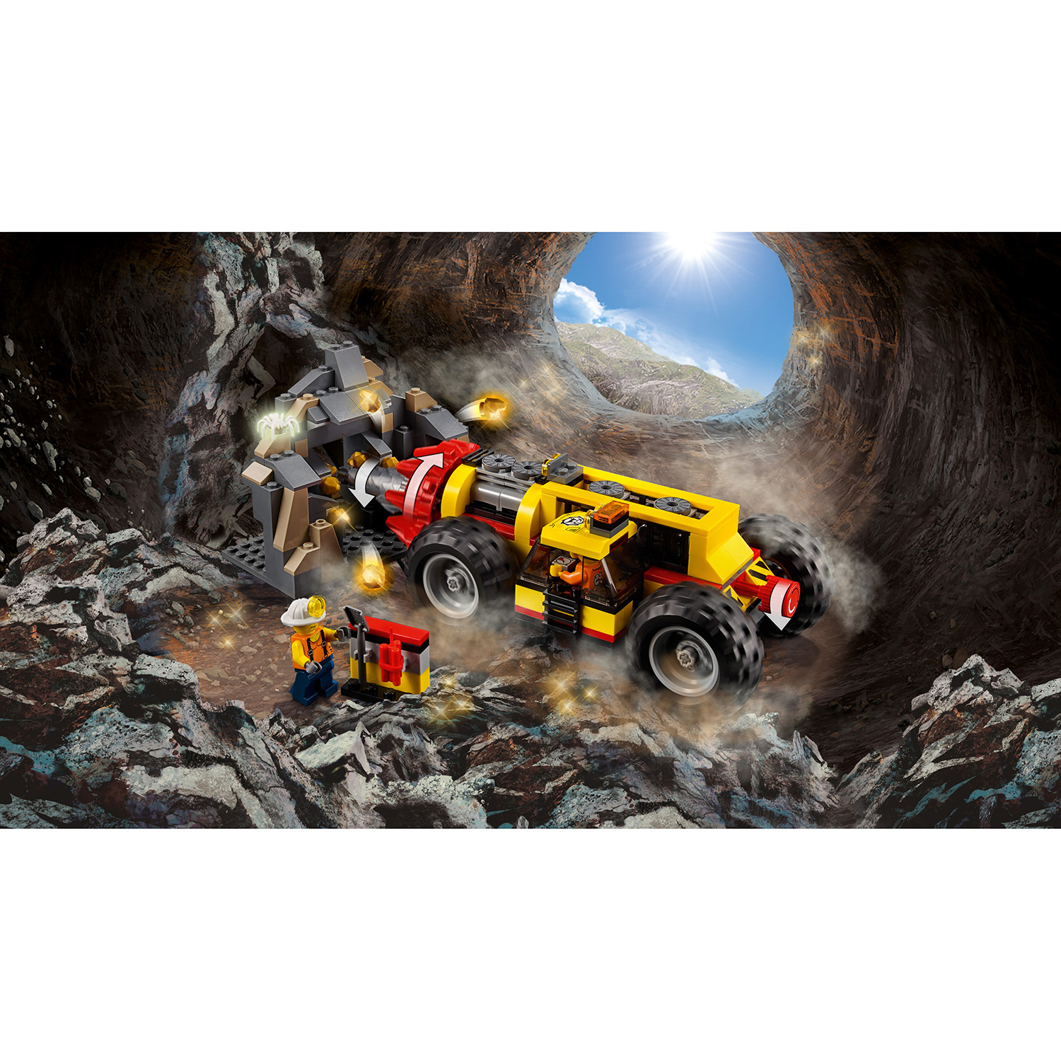 Конструктор LEGO Тяжелый бур для горных работ City Mining (60186) купить по  цене 2999 ₽ в интернет-магазине Детский мир