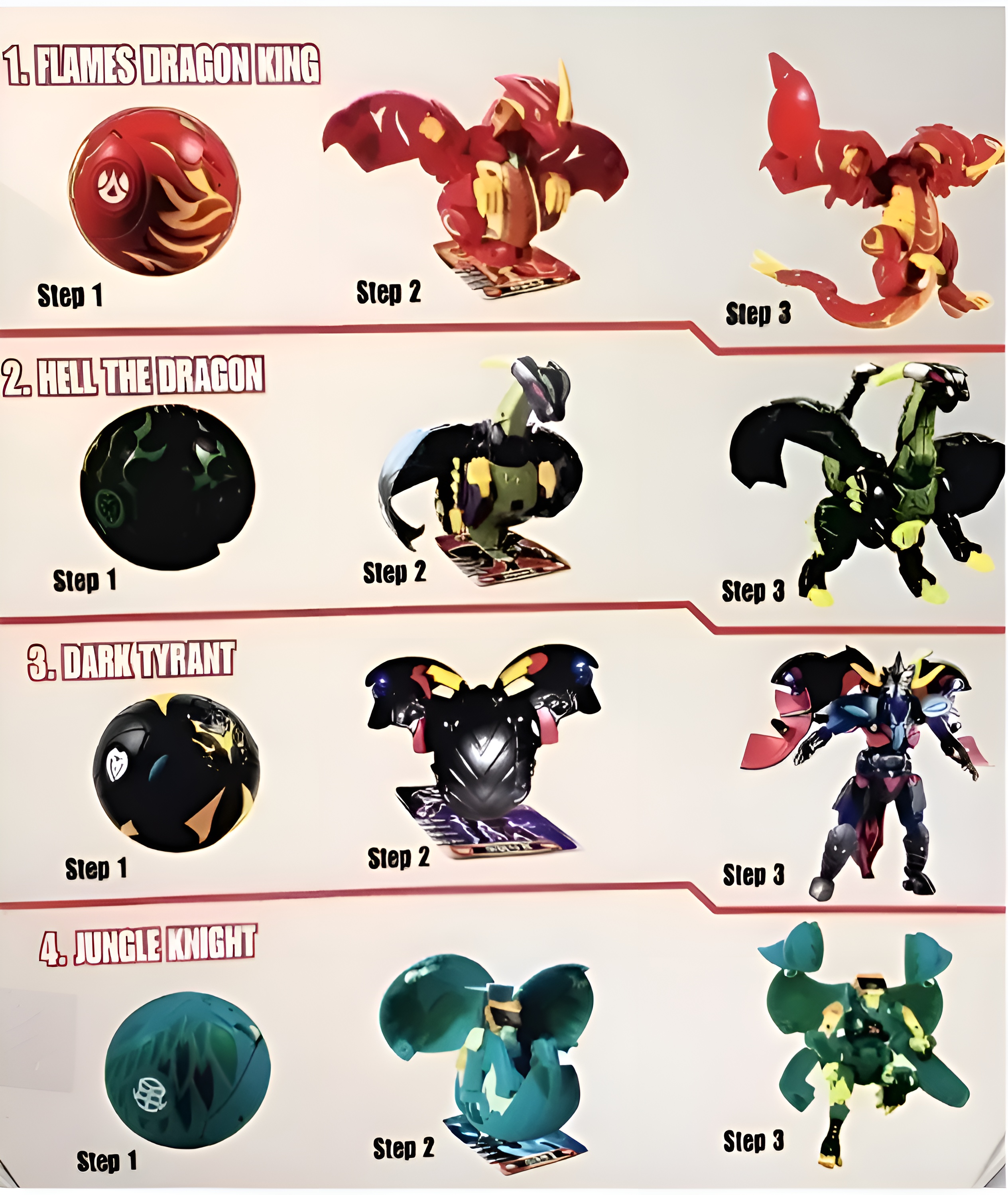 Фигурка дракона Bakugan трансформер - фото 7