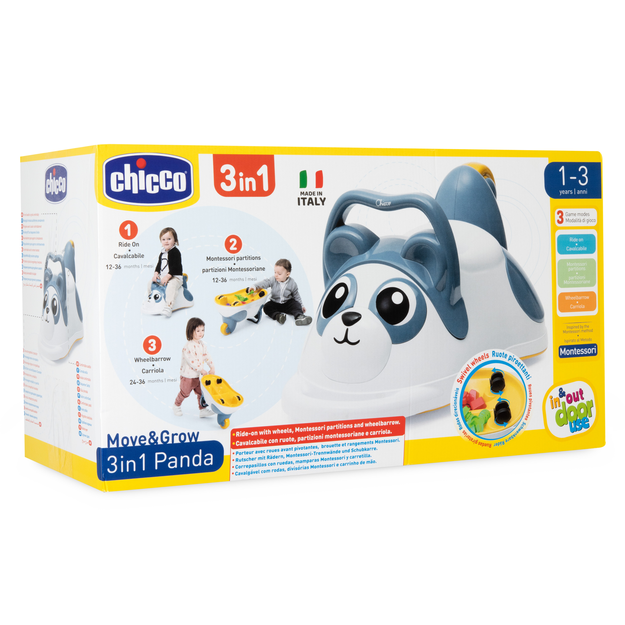 Игрушка-каталка Chicco "Панда" 3 в 1 - фото 17
