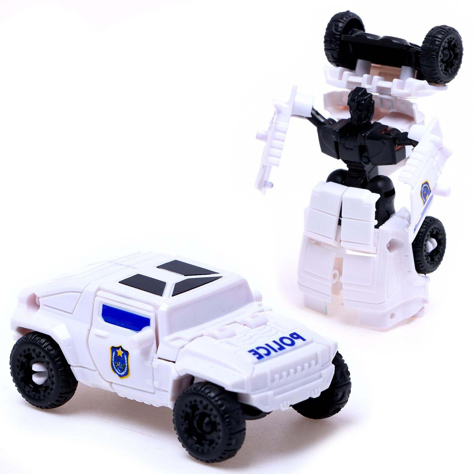 Набор роботов АВТОБОТЫ «Полицейский отряд» 5 трансформеров собираются в 1 робота - фото 5