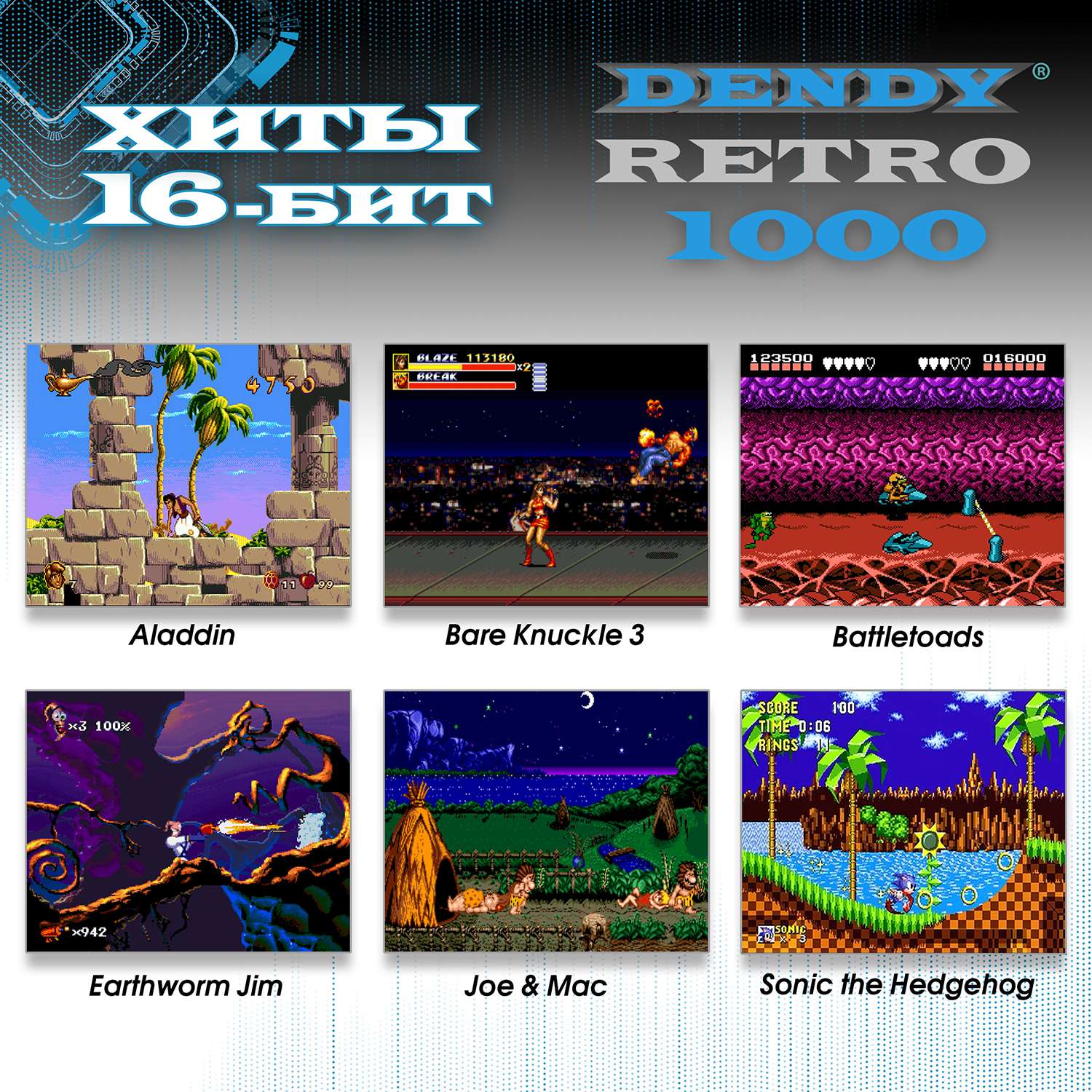 Игровая приставка Dendy Dendy Retro 1000 встроенных игр - фото 6