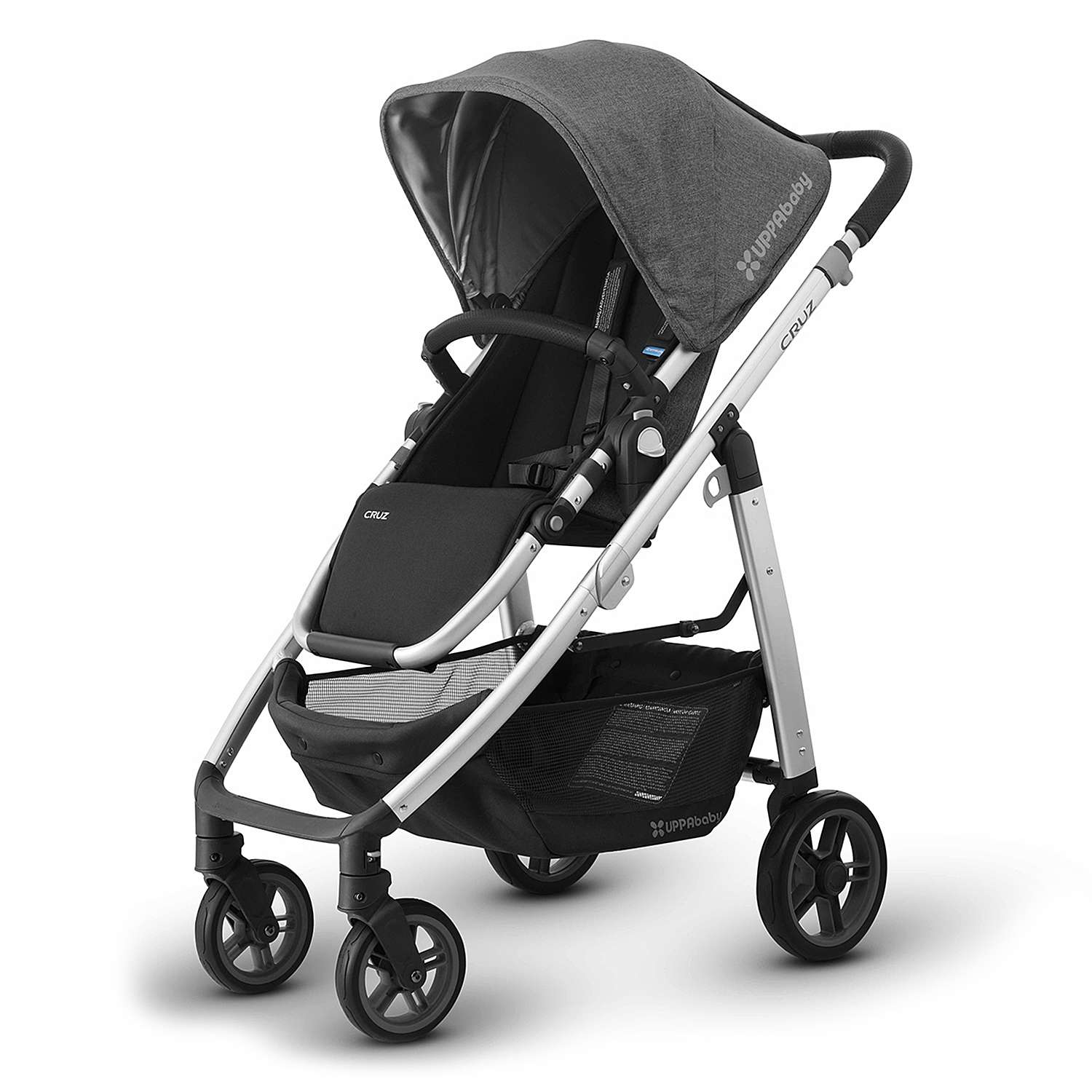 Коляска прогулочная UPPAbaby Cruz 2018 Jordan Black-Grey malange - фото 1