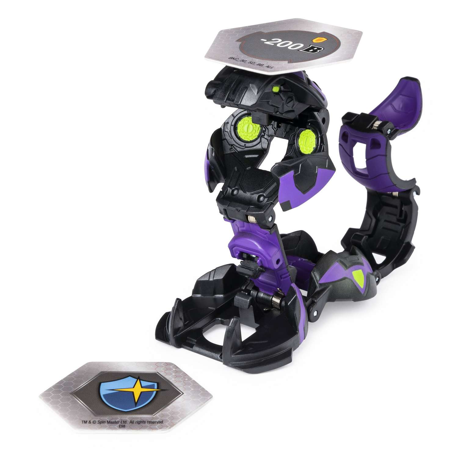 Фигурка-трансформер Bakugan Ультра Cobra Black 6045146/20109019 - фото 1