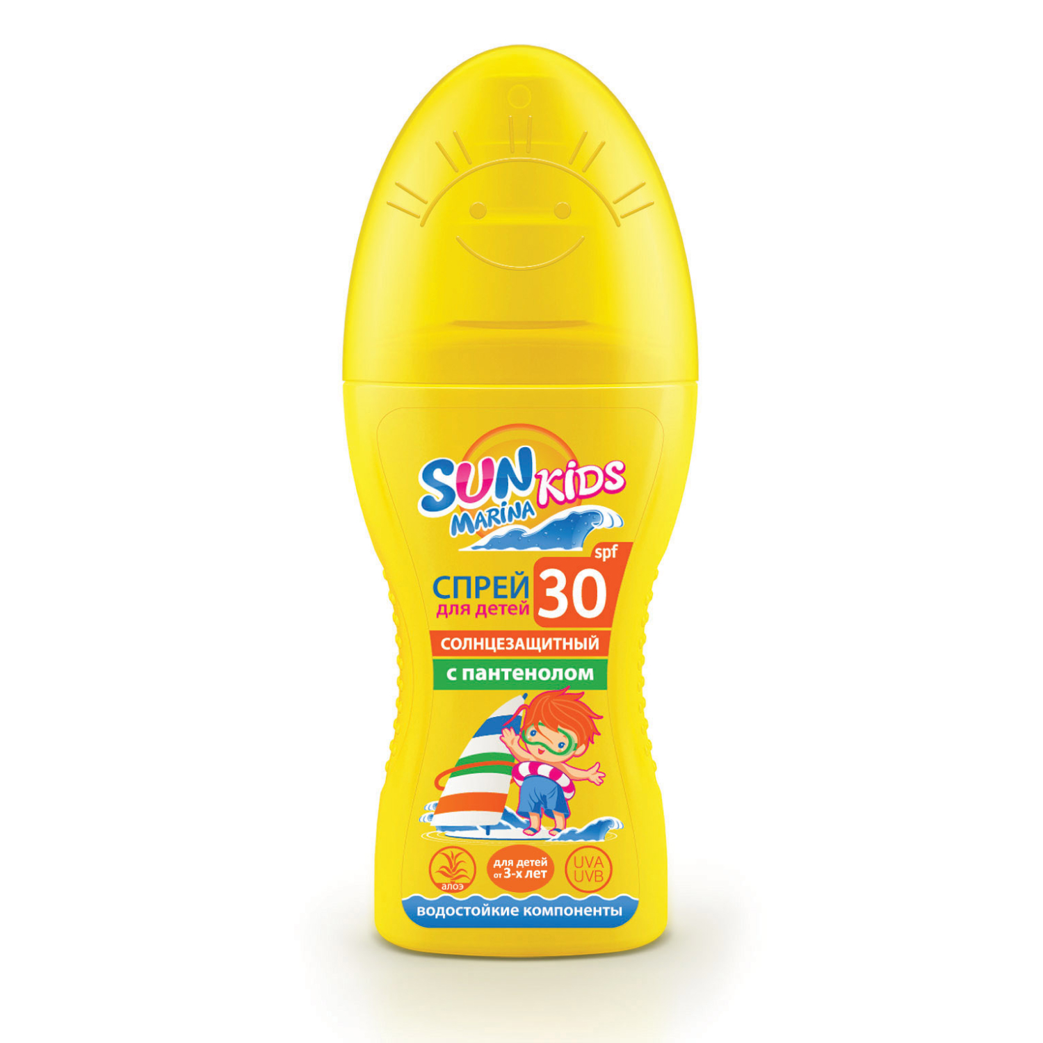 Детский спрей солнцезащитный SUN MARINA Kids SPF 30 150 мл - фото 1