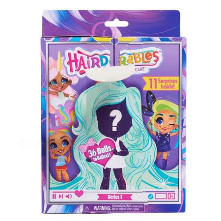 Кукла-загадка Hairdorables Cтильные подружки в непрозрачной упаковке (Сюрприз) 23600