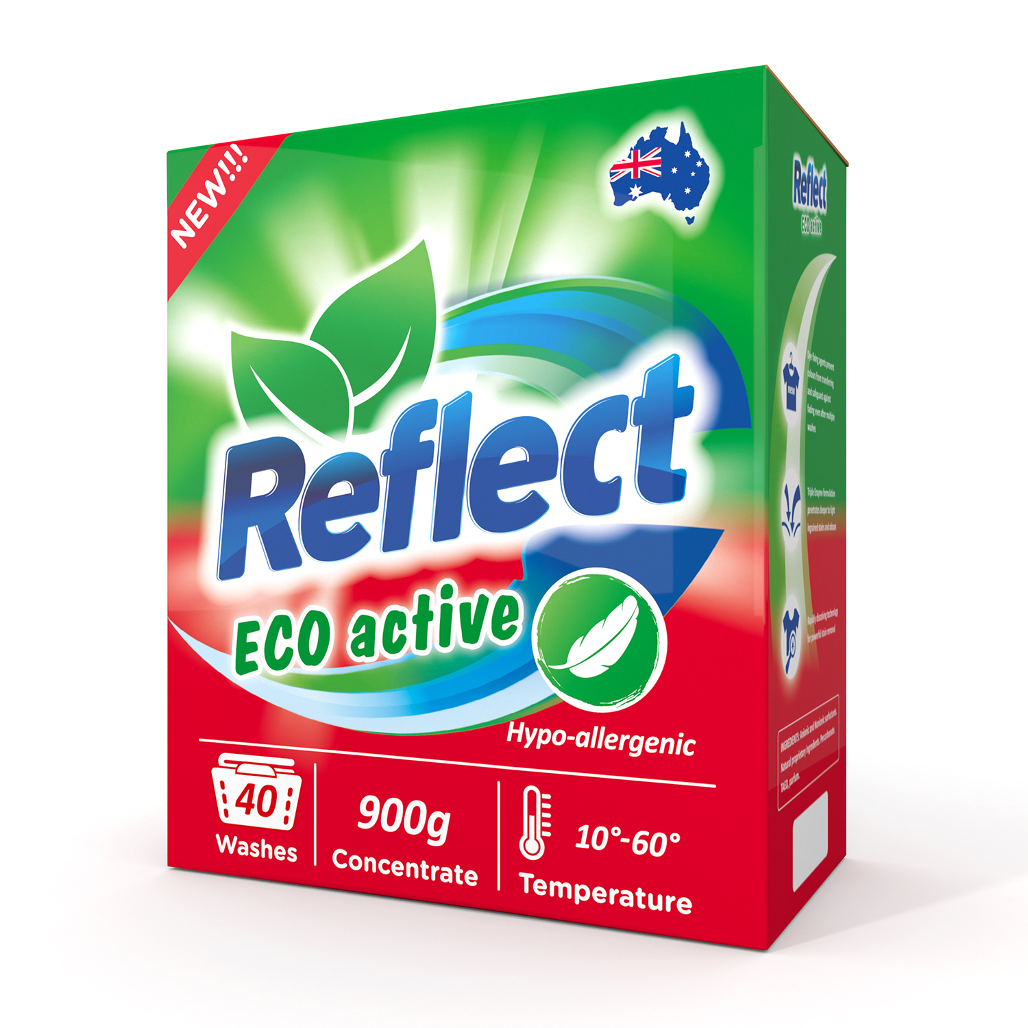 Стиральный порошок Reflect ECO active, 1 пачка 900 г