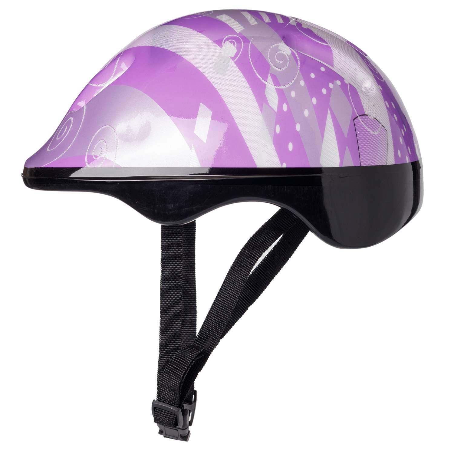 Защита Шлем BABY STYLE для роликовых коньков фиолетовый обхват 57 см. - фото 2