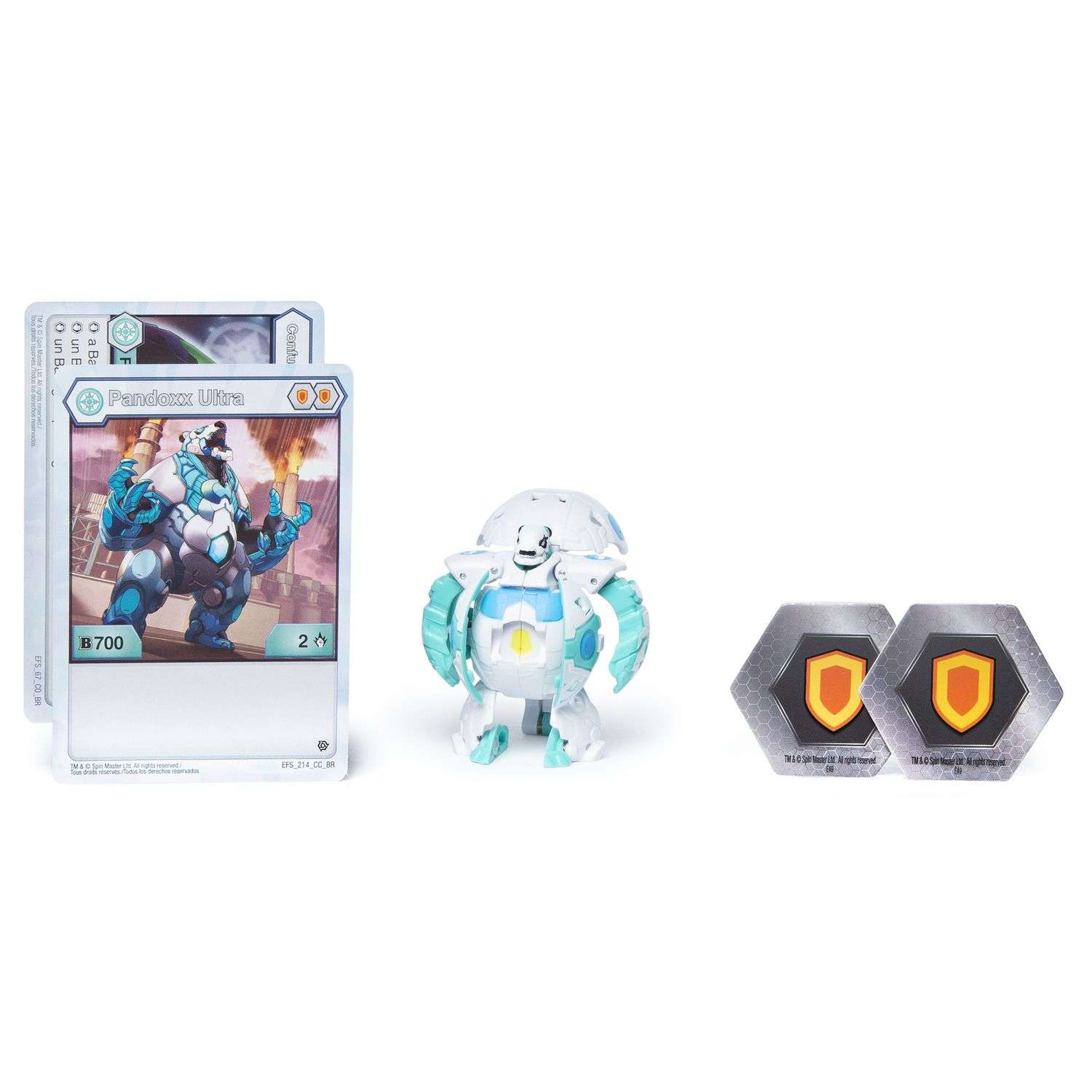 Фигурка-трансформер Bakugan Ультра Panda White 6045146/20118134 - фото 1