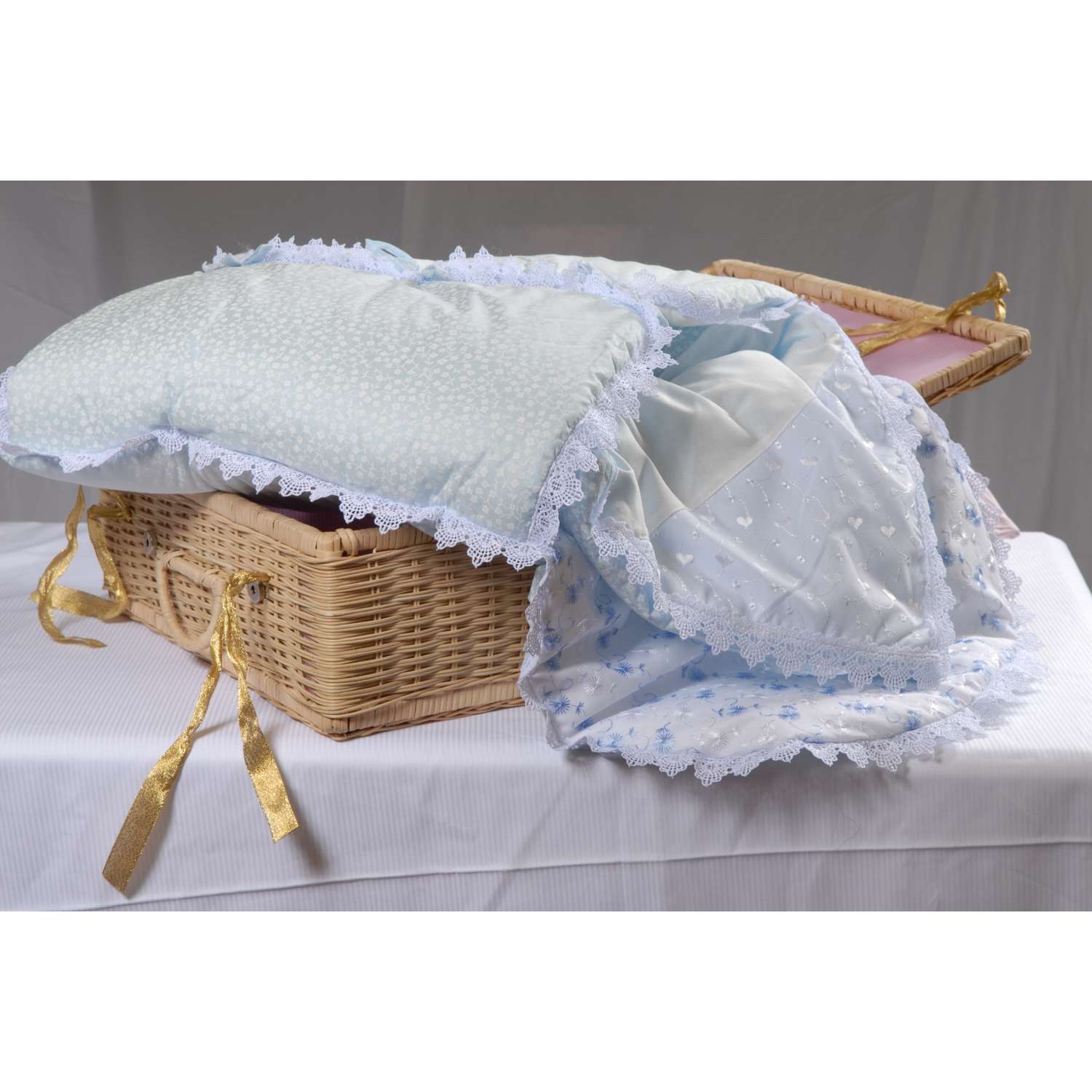 Комплект для новорожденного Daisy Полянка голубой 4292 - фото 1