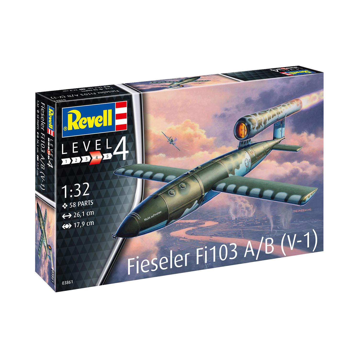 Модель для сборки Revell Крылатая ракета Fieseler Fi103 V-1 03861 - фото 2