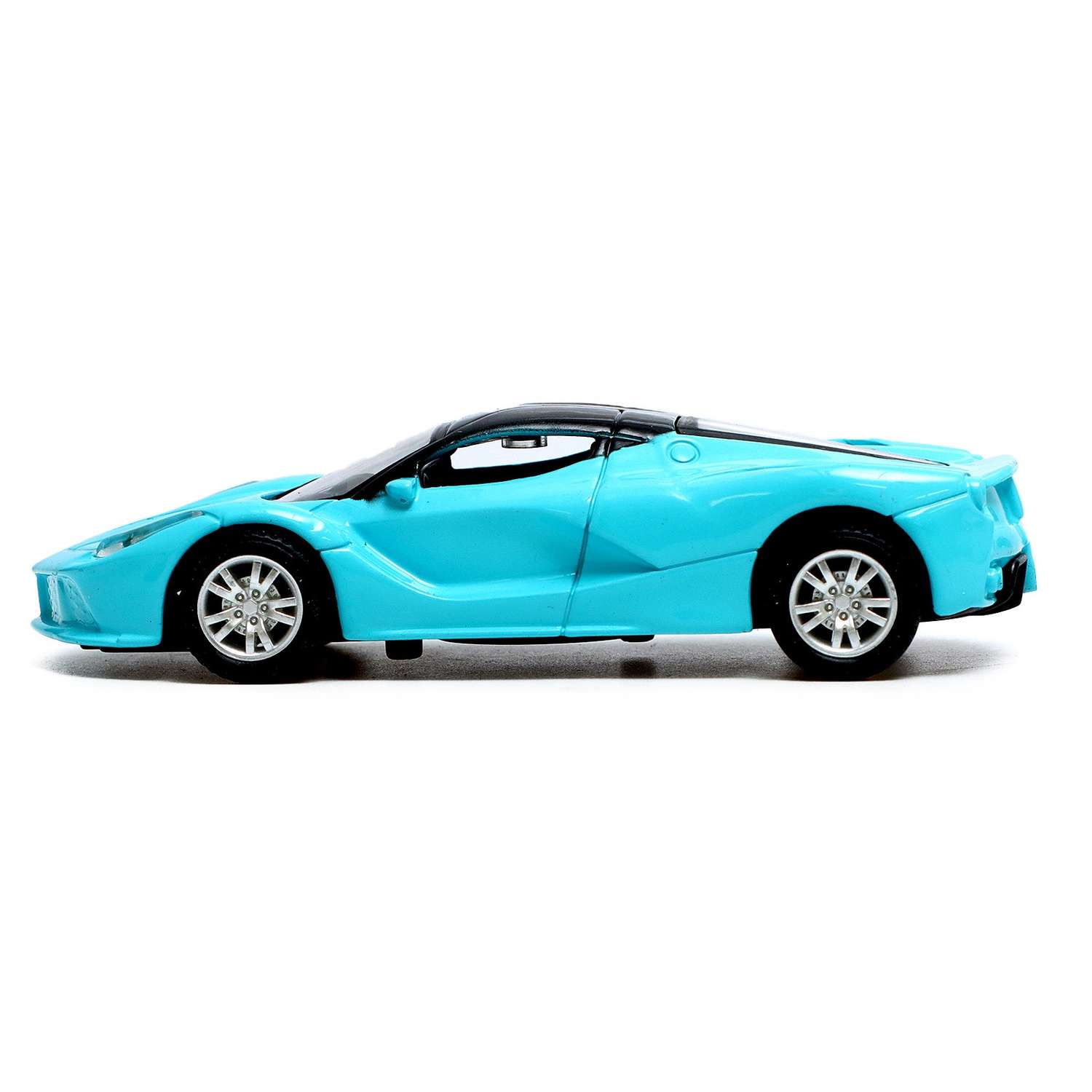 Машина Автоград металлическая «Суперкар» инерционная масштаб 1:43 цвет голубой 7608958 - фото 2