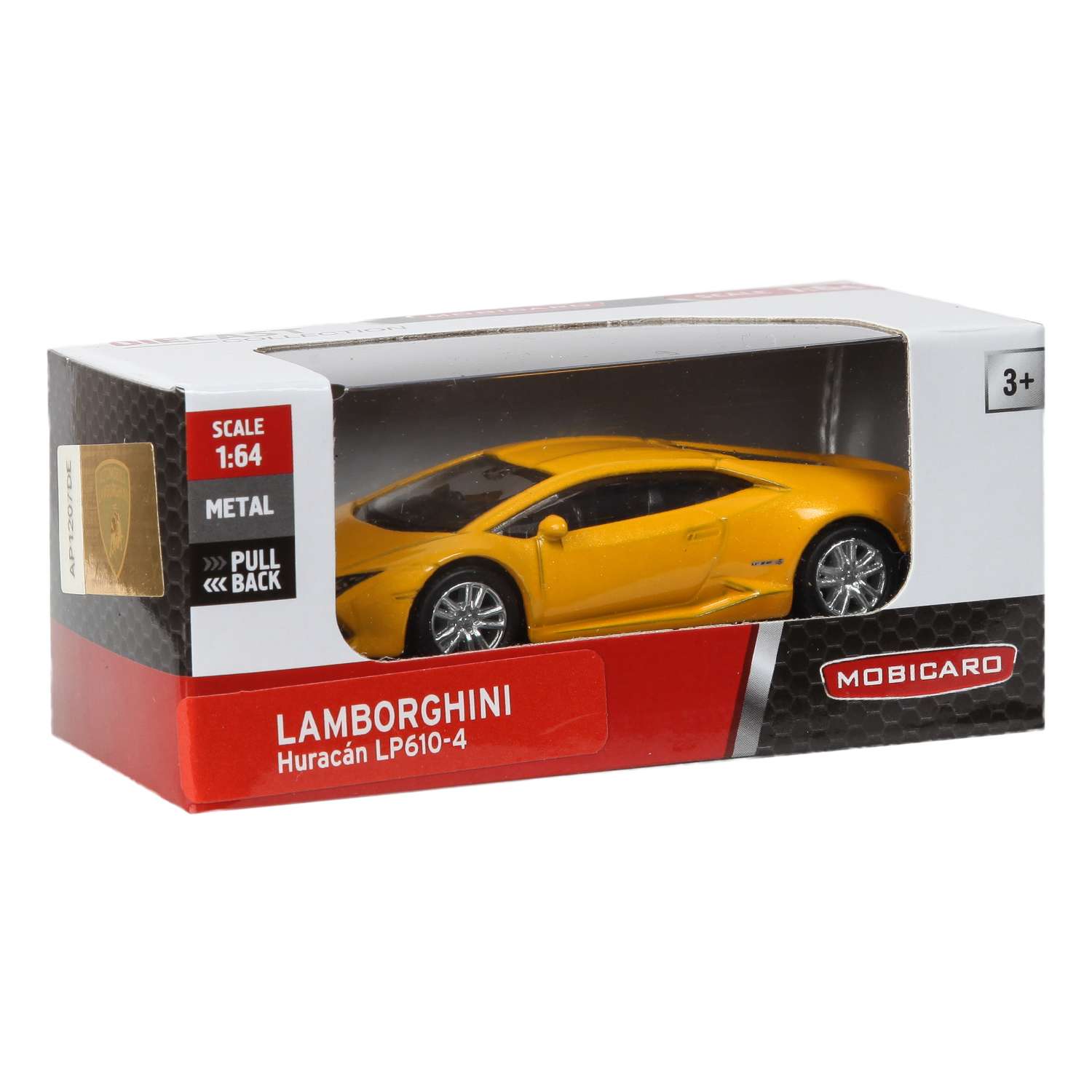Машинка Mobicaro 1:64 Lamborghini Huracan LP 610-4 в ассортименте 354995 - фото 2