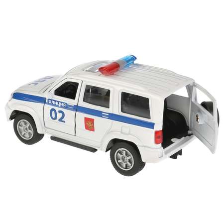Машина Технопарк УАЗ Patriot Полиция инерционная 278105