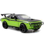 Машина Jada Fast and Furious 1:24 Dodge Challenger SRT8 Зеленая 97131