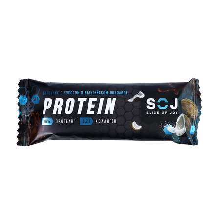 Батончик SOJ Protein протеиновый со вкусом кокоса 50г