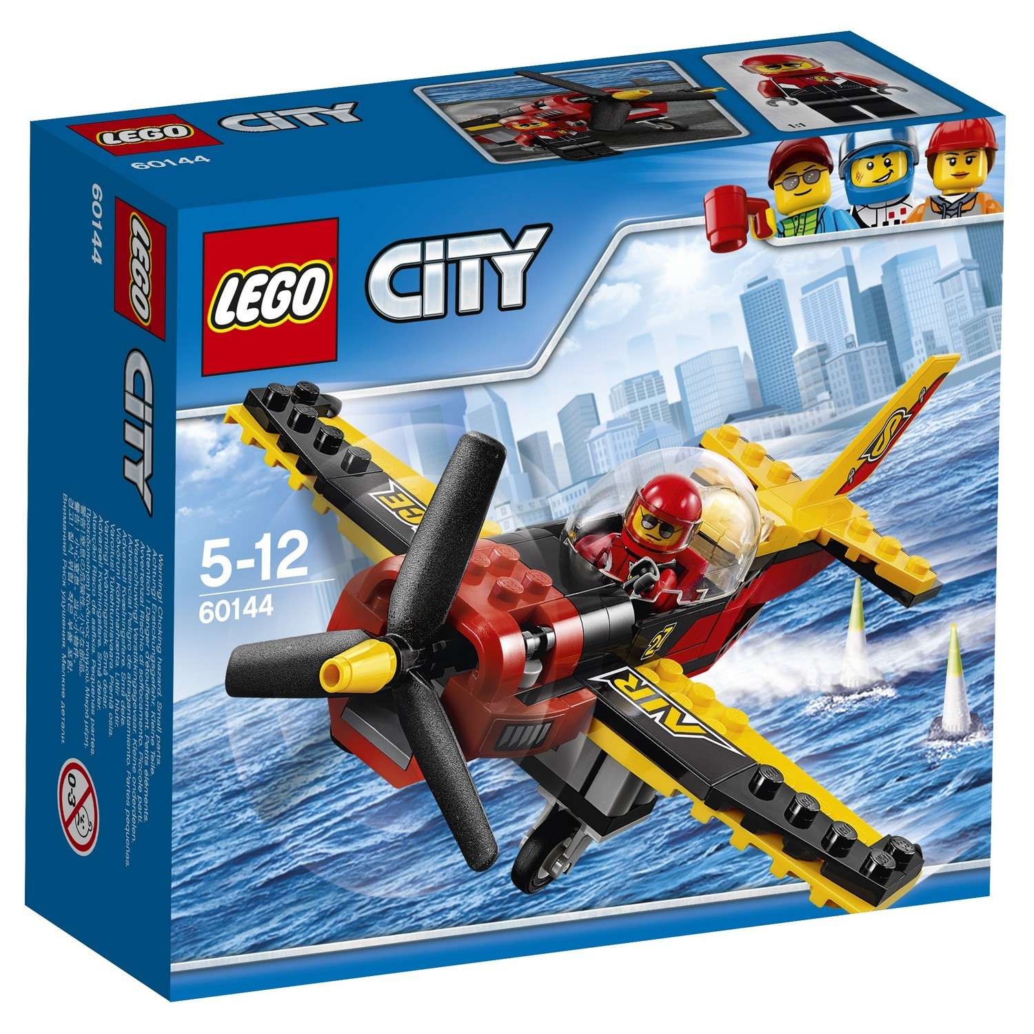Конструктор LEGO City Great Vehicles Гоночный самолёт (60144) - фото 2