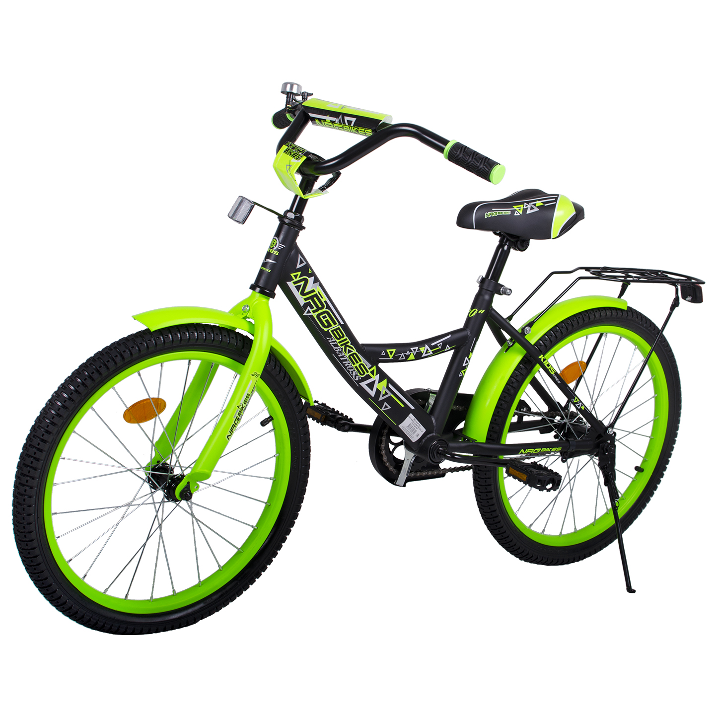 Велосипед NRG BIKES Albatross 20 black-green - фото 24