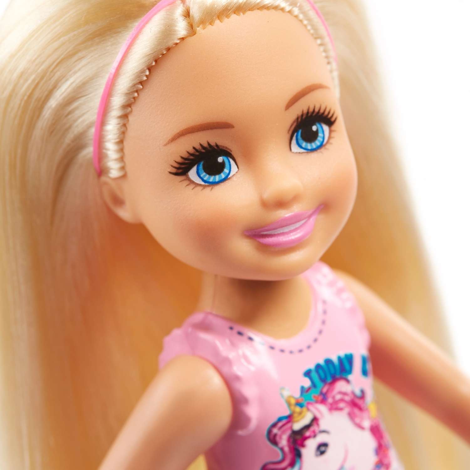 Кукла Barbie Челси Блондинка в топе с единорогом FRL80 DWJ33 - фото 5