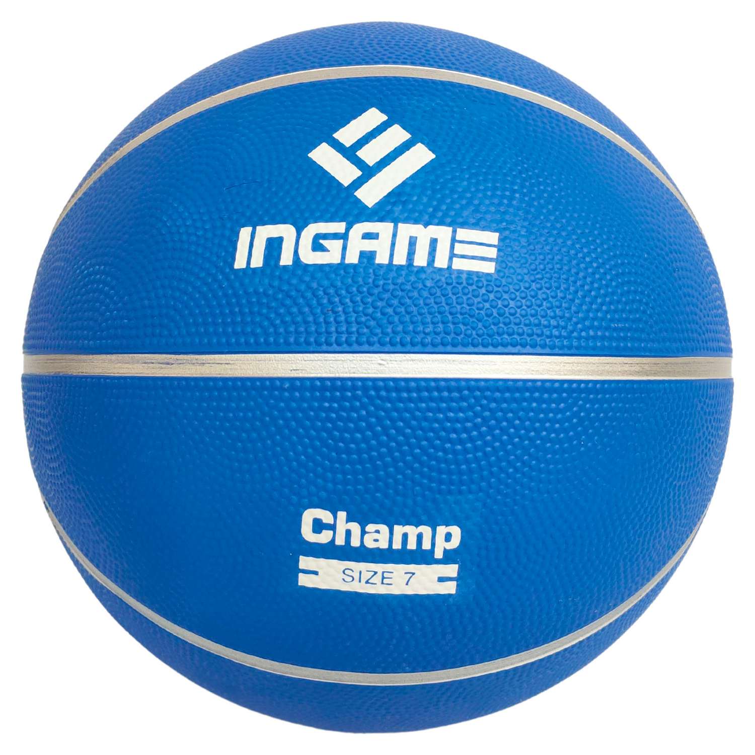 Мяч баскетбольный InGame CHAMP №7 синий - фото 1