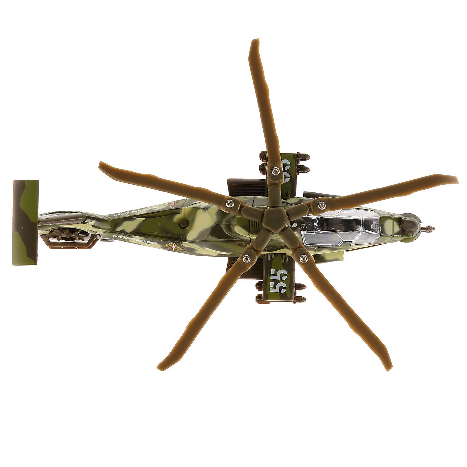 Вертолет военный Технопарк инерционный 109605 109605 - фото 8